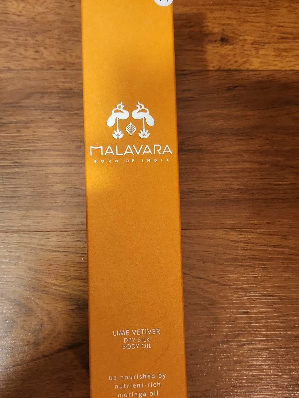 Lime Vetiver Dry Silk Body Oil - Orange